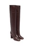 Detail View - Click To Enlarge - GIANVITO ROSSI - 'Melissa' leather thigh high boots
