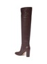  - GIANVITO ROSSI - 'Melissa' leather thigh high boots