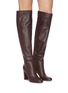 Figure View - Click To Enlarge - GIANVITO ROSSI - 'Melissa' leather thigh high boots