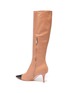 - GIANVITO ROSSI - Contrast toe knee high boots