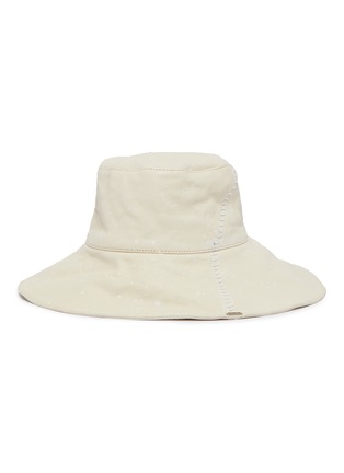 Main View - Click To Enlarge - SMFK - Dyed cowhide witch bucket hat