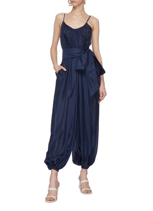 Figure View - Click To Enlarge - KALITA - 'Balloon' belted jumpsuit