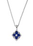 Main View - Click To Enlarge - BUCCELLATI - Opera Colour' lapis lazuli white gold pendant necklace