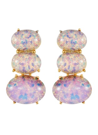 Main View - Click To Enlarge - KENNETH JAY LANE - Opal drop earrings