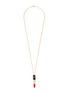 Main View - Click To Enlarge - KENNETH JAY LANE - Glass crystal lipstick pendant necklace