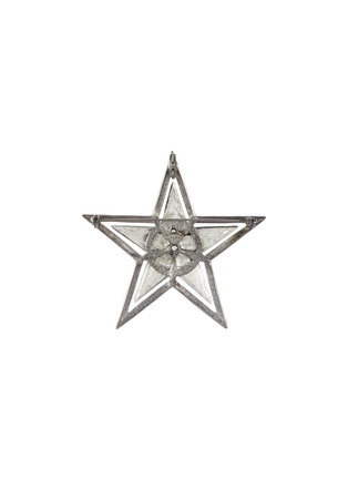Figure View - Click To Enlarge - KENNETH JAY LANE - Glass crystal star brooch