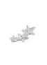 Detail View - Click To Enlarge - KENNETH JAY LANE - Glass crystal mismatched star stud earrings