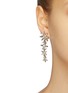 Figure View - Click To Enlarge - KENNETH JAY LANE - Glass crystal floral drop earrings