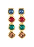 Main View - Click To Enlarge - KENNETH JAY LANE - Glass crystal link drop earrings