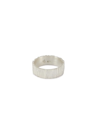 Main View - Click To Enlarge - BELINDA CHANG - 'Carved' sterling silver ring
