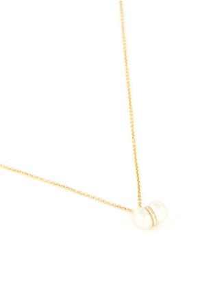 Detail View - Click To Enlarge - BELINDA CHANG - 'Soulmate' freshwater pearl pendant 14k gold necklace