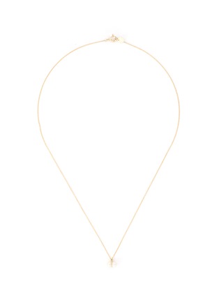 Main View - Click To Enlarge - BELINDA CHANG - 'Soulmate' freshwater pearl pendant 14k gold necklace