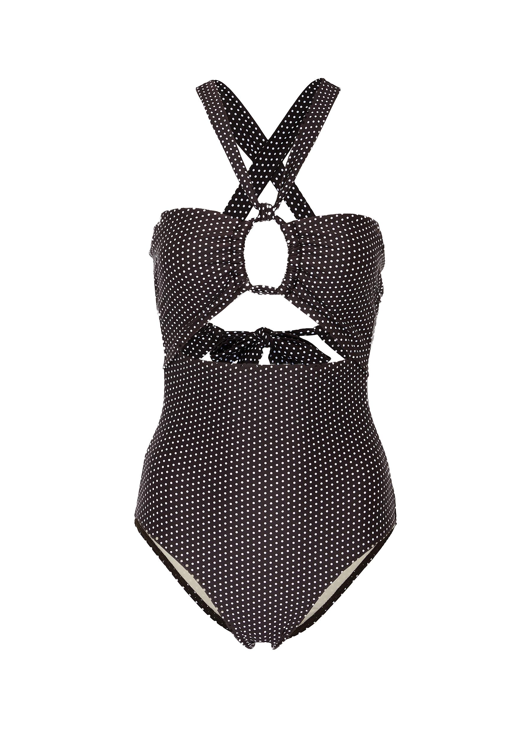 'September' cut out one piece swimsuit