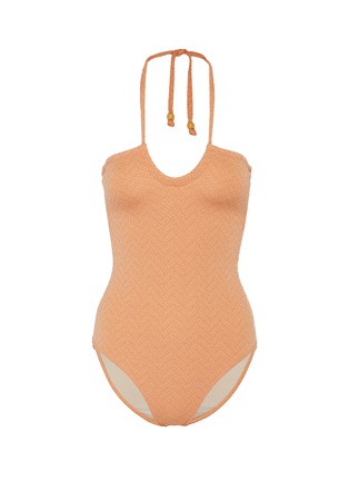 Main View - Click To Enlarge - PEONY - Ruched one piece swimsuit