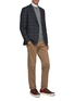 Figure View - Click To Enlarge - BRUNELLO CUCINELLI - Contrast edge cashmere sweater