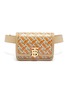 Main View - Click To Enlarge - BURBERRY - 'TB' monogram print leather bum bag