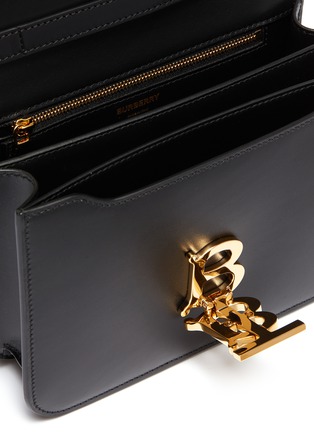 Detail View - Click To Enlarge - BURBERRY - 'TB' monogram clasp small leather crossbody bag