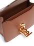 Detail View - Click To Enlarge - BURBERRY - 'TB' monogram clasp leather belt bag