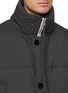 Detail View - Click To Enlarge - JIL SANDER - Shearling hooded down puffer jacket