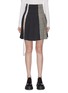 Main View - Click To Enlarge - MARCHEN - Check plaid panelled embellished pleat mini skirt
