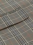  - MARCHEN - Contrast front strip embellished check plaid coat