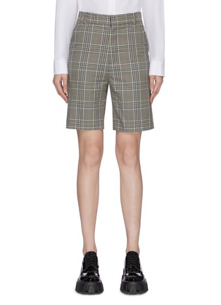 Main View - Click To Enlarge - MARCHEN - Check plaid shorts