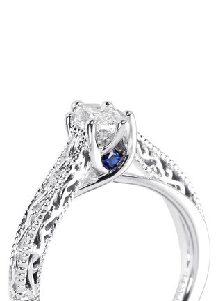 Detail View - Click To Enlarge - VERA WANG LOVE - Ice - Solitaire diamond ring