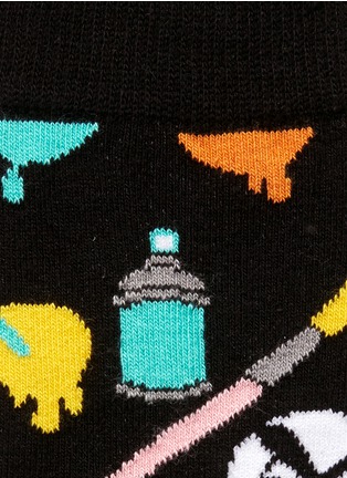 Detail View - Click To Enlarge - HAPPY SOCKS - SNOOP DOGG painter socks