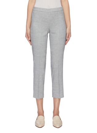 Main View - Click To Enlarge - THEORY - 'Basic Pull On' linen blend pants