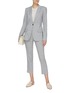 Figure View - Click To Enlarge - THEORY - 'Staple' notched lapel linen blend blazer