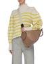 Front View - Click To Enlarge - JW ANDERSON - 'Wedge' leather bag
