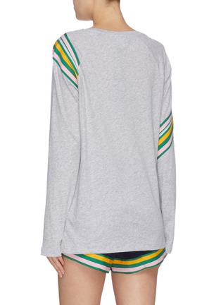 Back View - Click To Enlarge - THE UPSIDE - 'Beaumont' stripe long sleeve top