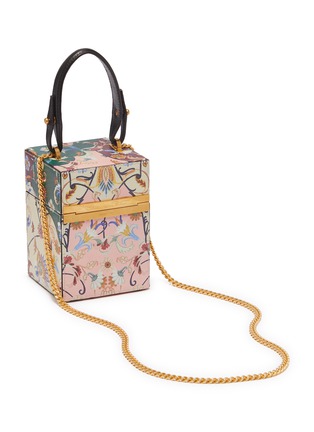 Detail View - Click To Enlarge - OSCAR DE LA RENTA - 'Alibi' mini floral box bag