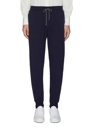 Main View - Click To Enlarge - BRUNELLO CUCINELLI - Tapered leg jogging pants