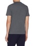 Back View - Click To Enlarge - BRUNELLO CUCINELLI - Logo embroidered layered patch pocket T-shirt