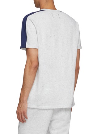 Back View - Click To Enlarge - REIGNING CHAMP - Contrast sleeve slub French terry T-shirt