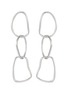 Main View - Click To Enlarge - MING YU WANG - 'Haiku' interlocked hoop drop earrings