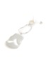 Detail View - Click To Enlarge - MING YU WANG - 'Human Pearl' sculptural link drop earrings