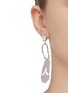 Figure View - Click To Enlarge - MING YU WANG - 'Human Pearl' sculptural link drop earrings