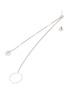Detail View - Click To Enlarge - MING YU WANG - 'Swing' multi chain drop earrings