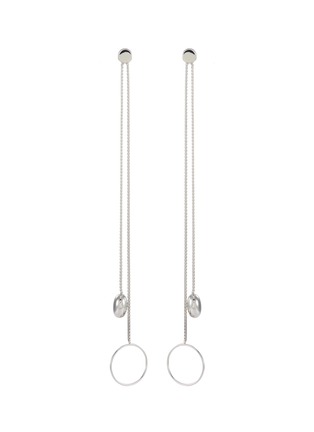 Main View - Click To Enlarge - MING YU WANG - 'Swing' multi chain drop earrings