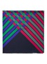 Detail View - Click To Enlarge - FRANCO FERRARI - 'Twill' colourblock woven stripe silk scarf
