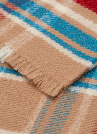 Detail View - Click To Enlarge - FRANCO FERRARI - 'Chalandri' check plaid wool blend scarf