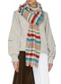Figure View - Click To Enlarge - FRANCO FERRARI - 'Chalandri' check plaid wool blend scarf