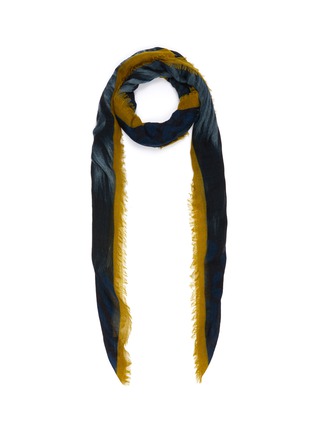 Main View - Click To Enlarge - FRANCO FERRARI - 'Evans Wash' lion print wool-cashmere scarf
