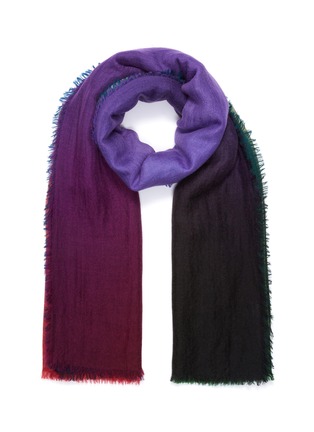Main View - Click To Enlarge - FRANCO FERRARI - 'Euclide' dégradé cashmere scarf