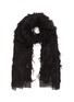 Main View - Click To Enlarge - FRANCO FERRARI - 'Fiocco' frayed scarf