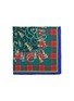 Detail View - Click To Enlarge - FRANCO FERRARI - 'Twill' rope tassel print tartan plaid silk scarf