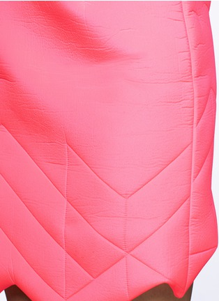 Detail View - Click To Enlarge - PREEN BY THORNTON BREGAZZI - Aero quilted crepe skirt