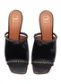 Detail View - Click To Enlarge - MALONE SOULIERS - 'Laney' embellished strappy suede sandals